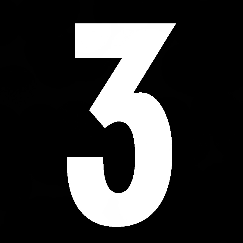 Printed Large Player Numbers 9 